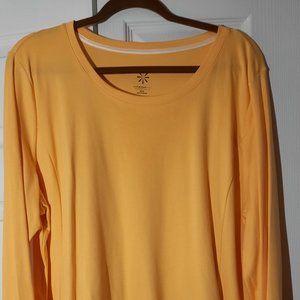 Isaac Mizrahi Long Sleeve Tunic Top XL